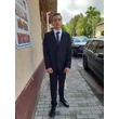 sötétkék kamasz fiú öltöny