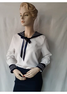 szalagos matrózblúz