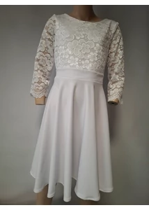 ANNBOR fehér alkalmi lányruha elsőáldozásra - konfirmálásra