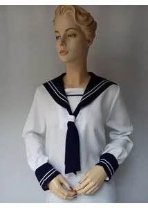 nyakkendős matrózblúz