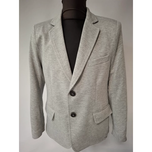 világos szürke pamut fiú zakó