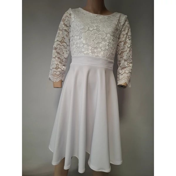 ANNBOR fehér alkalmi lányruha elsőáldozásra - konfirmálásra